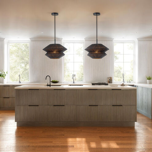 Gardner 17.5 inch Black Pendant Ceiling Light